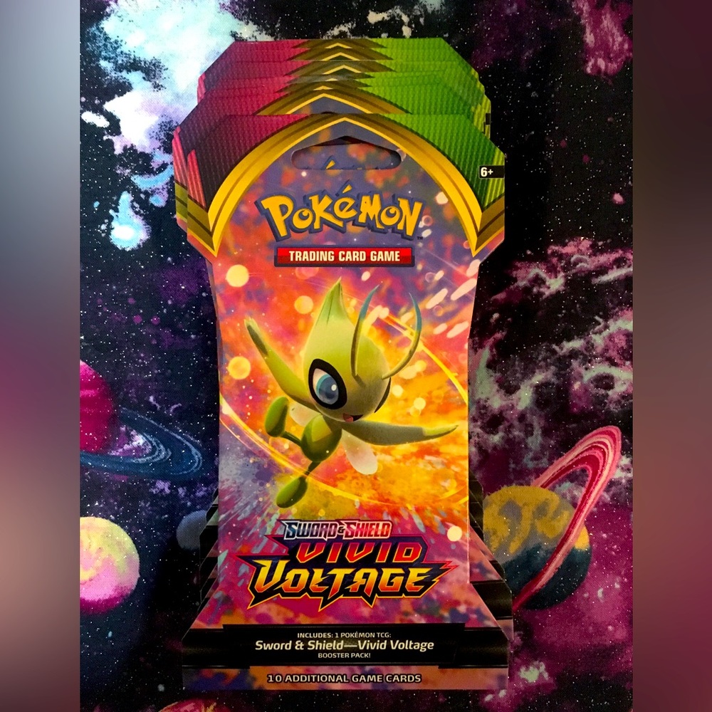 Pokémon: Sword and Shield🛡 Vivid Voltage⚡️ Unopened Blister Sealed Booster Pack